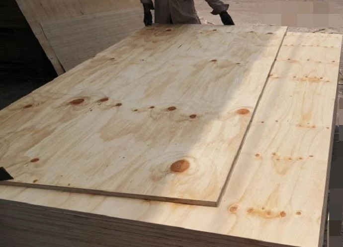 Good Price Outdoor Use Pine 15mm Structural Plywood CDX Pine Pino Plywood