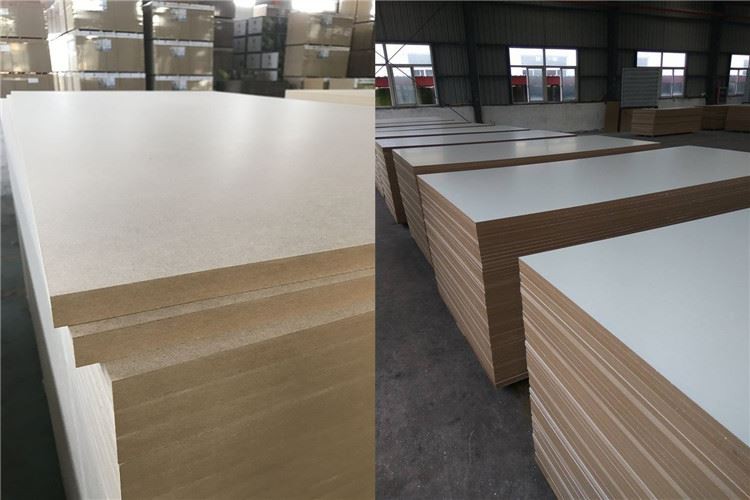 18mm MDF before and after film coating 18mm MDF before and after film coating