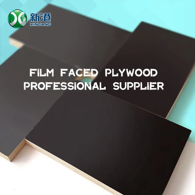 Marine Plywood 18mm Black Film Faced Plywood Waterproof Plywood