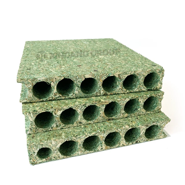 Genişlik 800-1300mm İçi Boş Yonga Levha/Boru Şeklinde Sunta